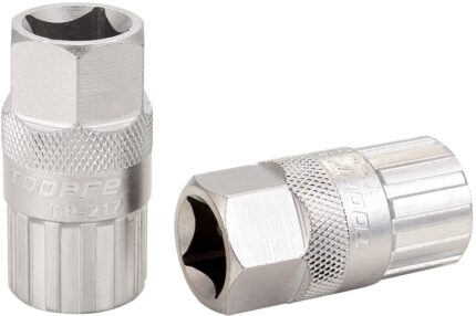 Ключ/сьемник Toopre TP-217 Pro кассеты и трещетки захват 1/2" ключ 21 мм серебро