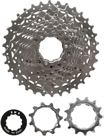 Кассета 9 звезд KMS  11-34T серебро 3052610-934