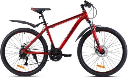 Велосипед горный 26" COMIRON Universe Al disc 17"(красный/черный) 14,1 кг(21ск) 739755