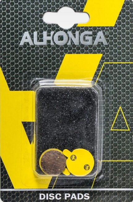 Колодки тормоз.диск Alhonga HJ-DS23 synthetics 18,6 мм желтый 3122612-4