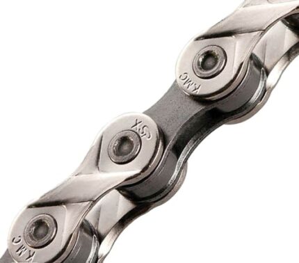 Цепь вело KMC X-9.93 1/2"х11/128" 6,6 мм 114 звеньев 9 скор замок серебро/серый 8313
