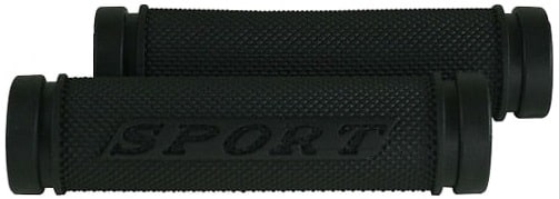Грипсы резина 120 мм"Sport" насечка/ ободок пара черный 3172661-35 Грипсы резина 120 мм"Sport" насечка/ ободок пара черный 3172661-35