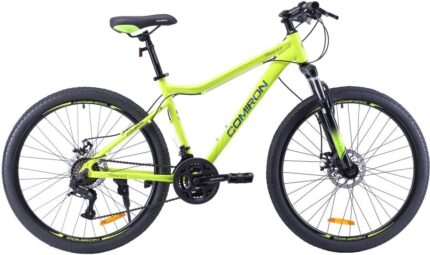 Велосипед горный 26" COMIRON Flame Al disc 17"(лайм) 14.2 кг(21ск) 720299