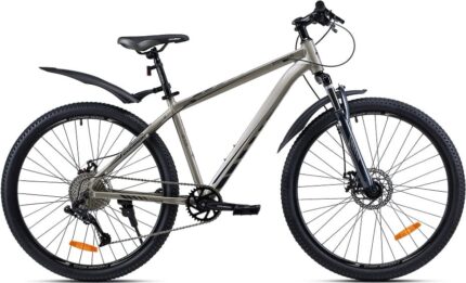 Велосипед горный 27,5" COMIRON System Al disc 17"(серый бежевый) 13,2 кг(10ск) 704106