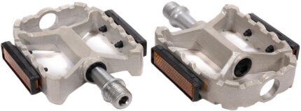 Педали МТВ Hogger PD-HG605 Al 9/16" промподшипники 109 х 90 мм серый