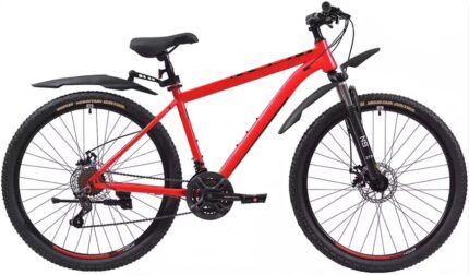 Велосипед горный 27,5" RUSH HOUR RX-705 disc 16"(красный) 17,1 кг(21ск)