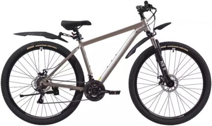 Велосипед горный 29" RUSH HOUR XS-925 Al disc 21"(серый) 16,2 кг(21ск)