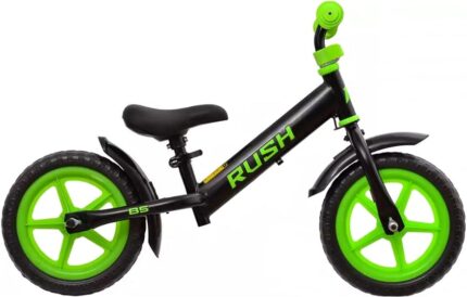 Беговел 12" RUSH HOUR B5 XG-2210 рама сталь 5" вес 2,7 кг черный