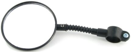 Зеркало JING YI-3 круг 80 мм пластик отражатель на руль h-190 мм цвет в ассортименте 3236003