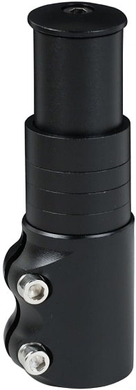 Удлинитель VRS JIUY-124 штока вилки 1-1/8" х 124 мм с кольцами 4 шт черный 740873