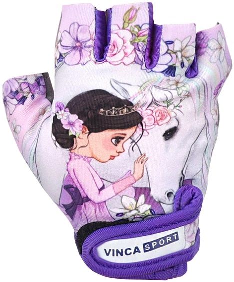 Перчатки вело к/п детские VG-803 Princess Alice (7XS) фиолетовый Перчатки вело к/п детские VG-803 Princess Alice (7XS) фиолетовый