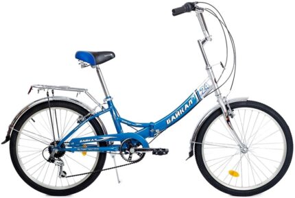 Велосипед складной 20" БАЙКАЛ АВТ-2012 13"(синий) 15 кг (6ск)