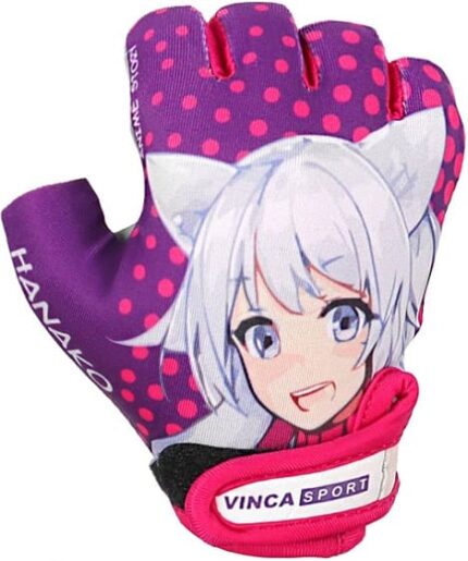 Перчатки вело к/п детские VG-972 Hanako (6XS) фиолетовый