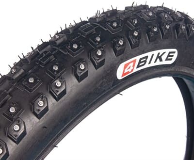 Покрышка 18 зимняя 4BIKE 18 x 2,10 (54-355) YN-1171 256 шипов/4 ряда черный