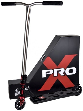 Самокат HAEVNER X-Pro Al колеса Al/PU 110 мм черный/красный