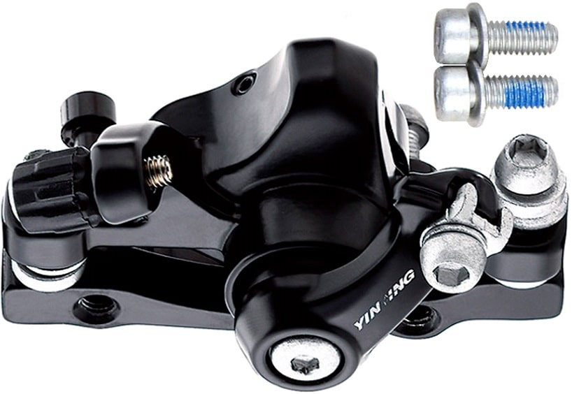 Калипер Yinxing YX-DB08 F180/R160 мм передний/задний черный 6495 Калипер Yinxing YX-DB08 F180/R160 мм передний/задний черный 6495