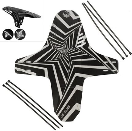 Крыло универсальное 20-29" Reflectve star пластик переднее/заднее 27,5 х 30 см черный 743761