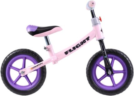 Беговел 12" COMIRON Flight GH-09 сталь 5" литые колеса 1,8 кг розовый 721693