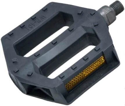 Педали МТВ Neco WP-401-1 пластик 1/2" отражатели черный