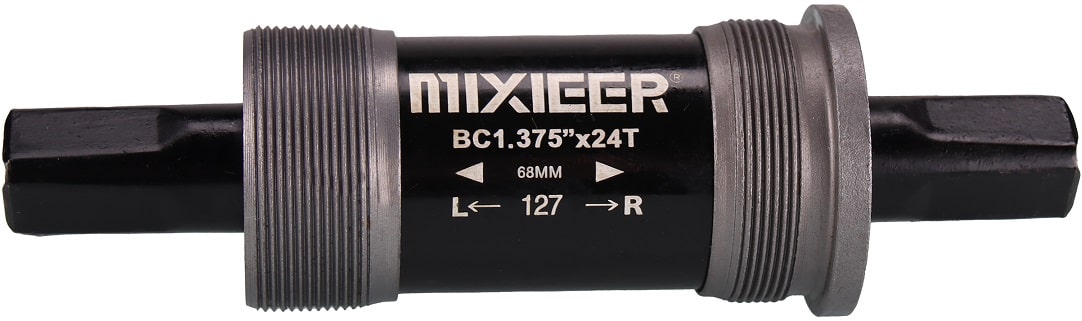 Каретка картридж Mixieer BB MX-A203 68/127 мм стальные чашки черный Каретка картридж Mixieer BB MX-A203 68/127 мм стальные чашки черный