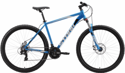 Велосипед горный 29" STARK Hunter 2 Al D 18" (синий/черный) 15.9 кг (21 ск)