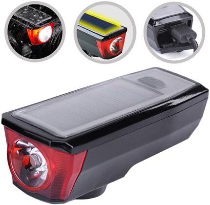 Фара Comiron Sunpower HJ-052 1 диод 350 lm АКБ 3,7V/2000 mAh USB сигнал черный 9349