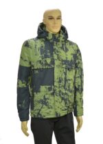 Куртка С99210 (4XL) черный/зеленый