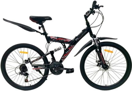 Велосипед горный 26" KRYPTON Phantom disc 18"(черный/красный) 17,3 кг(21ск) 737910