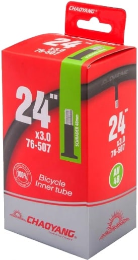 Камера 24  CHAOYANG  24 х 3,0  A/V 48 мм черный 30824300-005