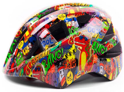 Шлем VINCA VSH-8 Graffiti 17 отв М (54-57) IN-MOLD черный