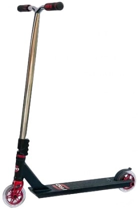 Самокат HAEVNER S-Pro Al колеса Al/PU 110 мм черный/красный
