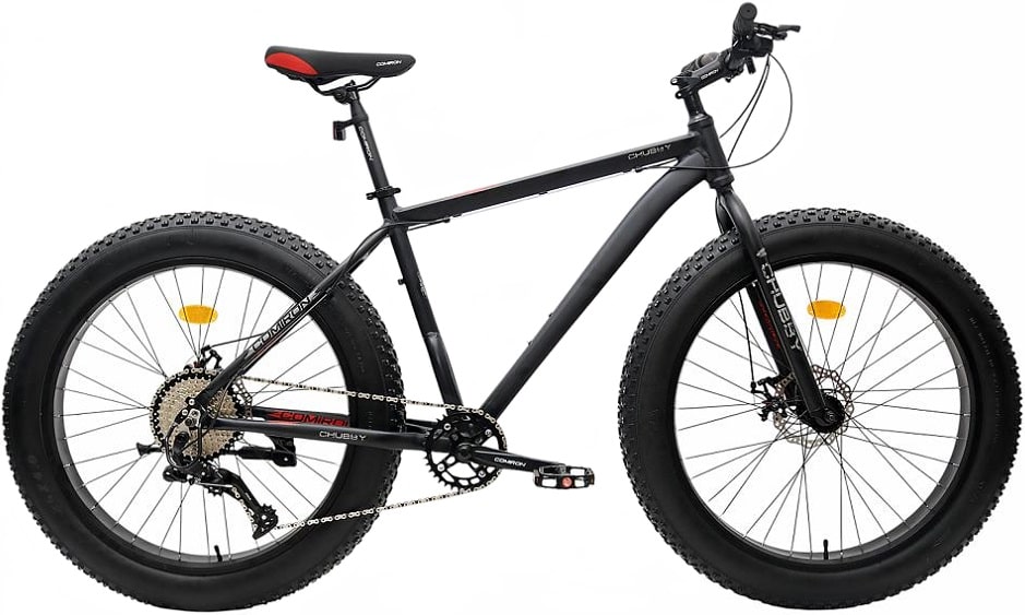 Велосипед фэтбайк 26" COMIRON Chubby-01 Al disc 19"(черный) 18,4 кг(10cк) 740075 Велосипед фэтбайк 26" COMIRON Chubby-01 Al disc 19"(черный) 18,4 кг(10cк) 740075