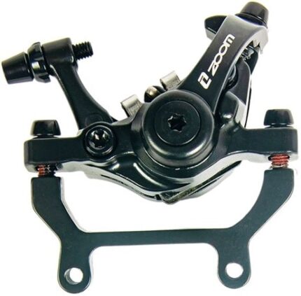 Калипер ZOOM DB-680 F203/R180 (адаптер+калипер+колодки+крепл) черный