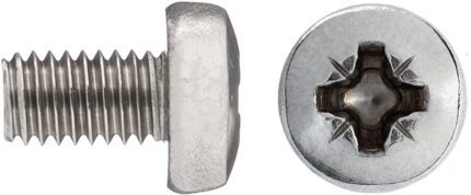 Болт М6 х 10 мм серебро 678533