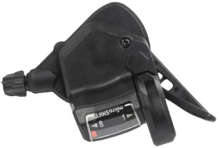 Шифтер Microshift TS-38  8 ск трос нерж 2050 мм черный