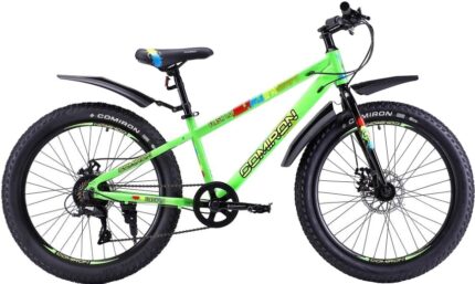 Велосипед п/фэтбайк 24" COMIRON Flash Al disc 13"(зеленый) 13,2 кг(7ск) 672673