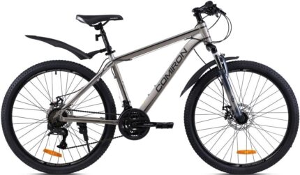 Велосипед горный 26" COMIRON Universe Al disc 17"(серый бежевый) 14,1 кг(21ск) 739753