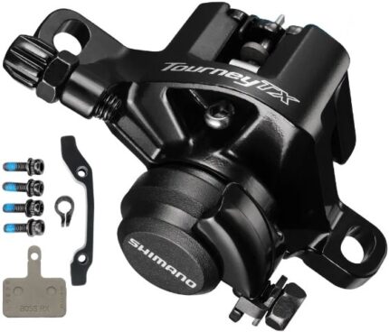 Калипер Shimano BR-TX805 F160/R140 (адаптер+калипер+колодки+крепл) черный