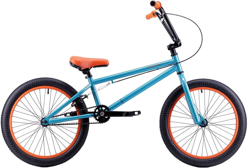 Велосипед BMX 20" COMIRON Chuck 20,5" (голубой/оранжевый) 11,9 кг 704071 Велосипед BMX 20" COMIRON Chuck 20,5" (голубой/оранжевый) 11,9 кг 704071