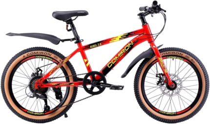 Велосипед детский 20" COMIRON Rebel 1.0 Al disc 12" (красный) 12,1 кг (7 ск) 720235