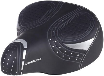 Седло вело Comiron King Divan 167-1C  260 x 220 мм пружины черный 700129