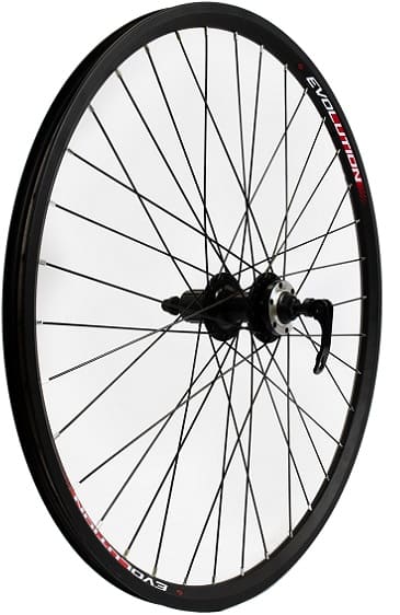 Колесо заднее 26" Al/2 36H Veros втулка Al пром/подшип диск-6б кассета эксц черный