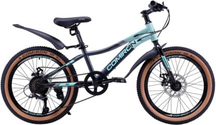 Велосипед детский 20" COMIRON Smart 1.0 Al disc 10" (бирюзовый/серый) 11.8 кг (7 ск) 672671