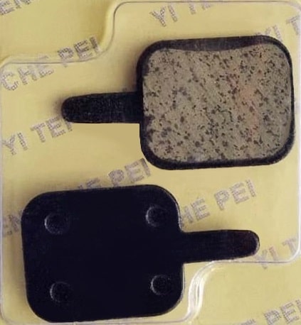Колодки тормоз.диск Yi Teng-15 organic 21 х 25,3 мм черный 3125410-15