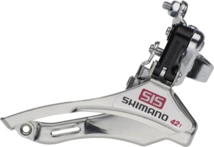 Перекл/передний Shimano Toyrney TY-10 верхняя тяга 28,6 мм (42T) серебро
