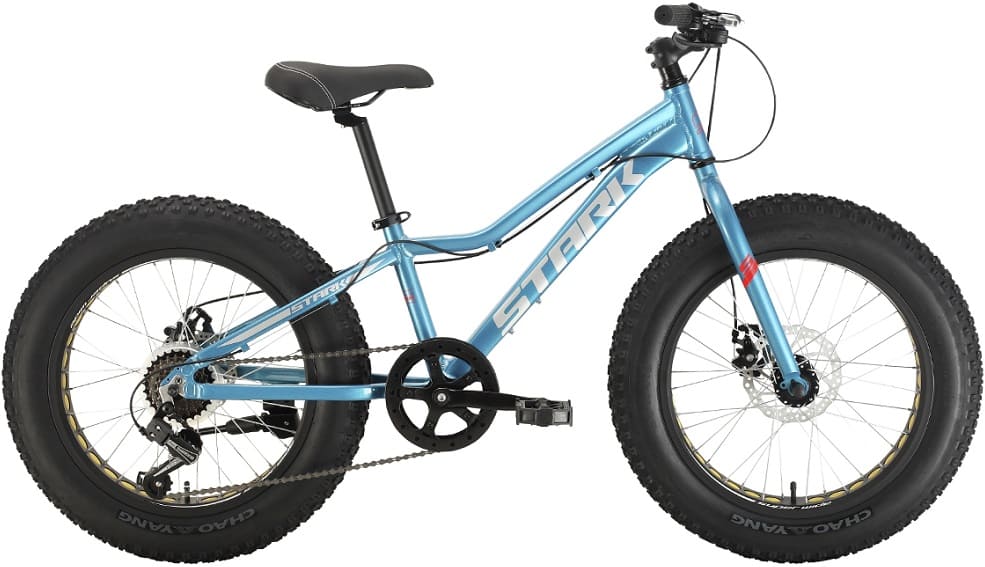 Велосипед фэтбайк 20" STARK Rocket 20.1D Al disc (голубой) 14 кг(7ск) Велосипед фэтбайк 20" STARK Rocket 20.1D Al disc (голубой) 14 кг(7ск)