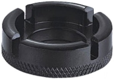 Ключ для спиц  KL-9726C кованный 4 шлица 14G круглый черный