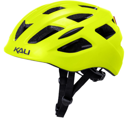 Шлем KALI Central City/MTB 19 отв 52-58 см с фонариком желтый 02-519136