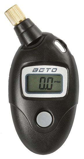 Манометр BETO электронный до 11bar/160PSI головка AV/FV черный 5-479910