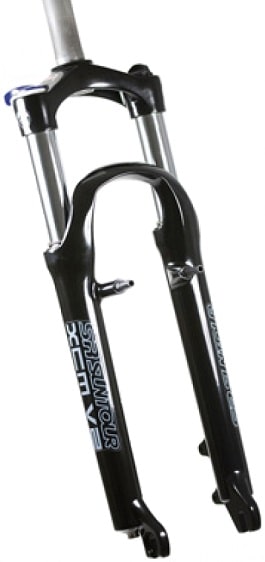 Вилка перед/аморт 28" Suntour CR-850 28,6/25,4 х 195 мм Al регул черный